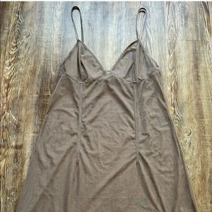 VICTORIA’S SECRET Women’s Size Like A SMALL Brown Mesh Lace SLIP Lingerie